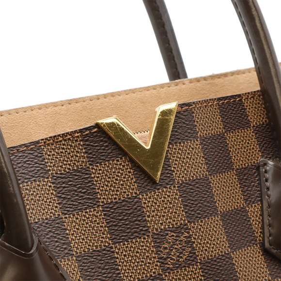 LOUIS VUITTON Damier Kensington Tote Bag Handbag Shoulder - Picture 4 of 9